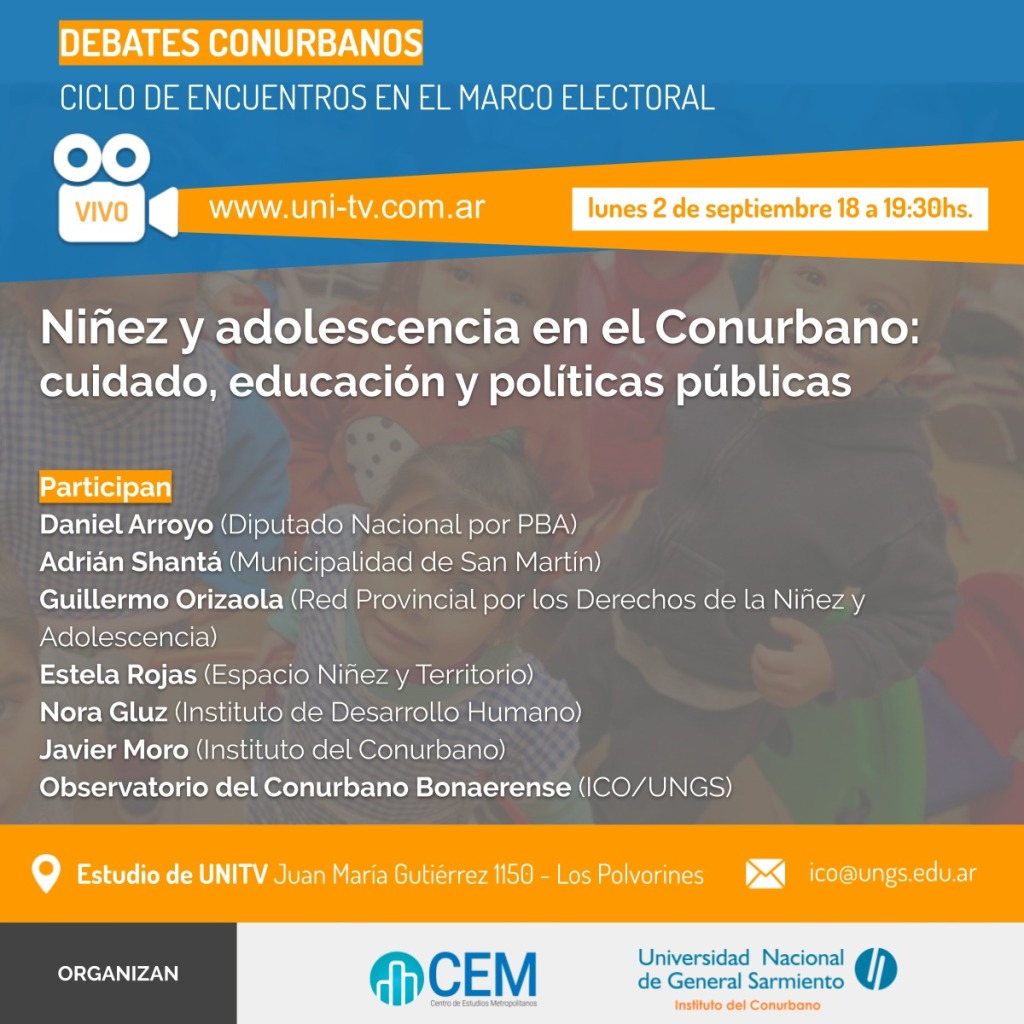 Debate niñez conurbano