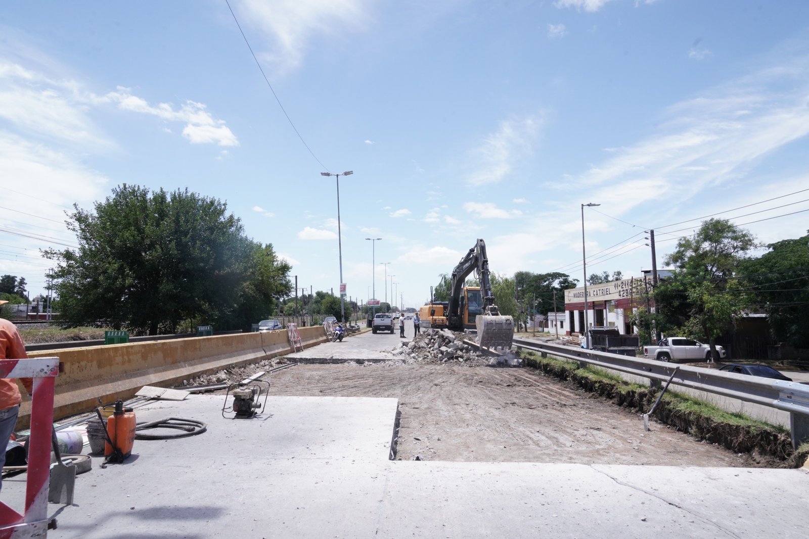 El municipio realiza obras de bacheo en hormigón en la ruta nacional ...