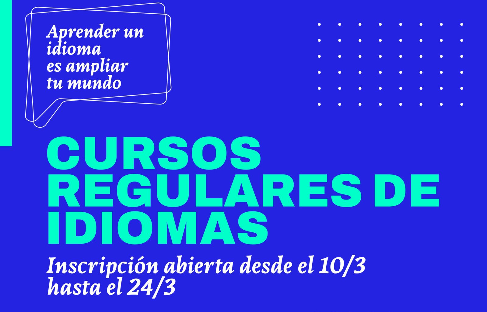 Abrieron las inscripciones a los cursos de idiomas de la UNPAZ