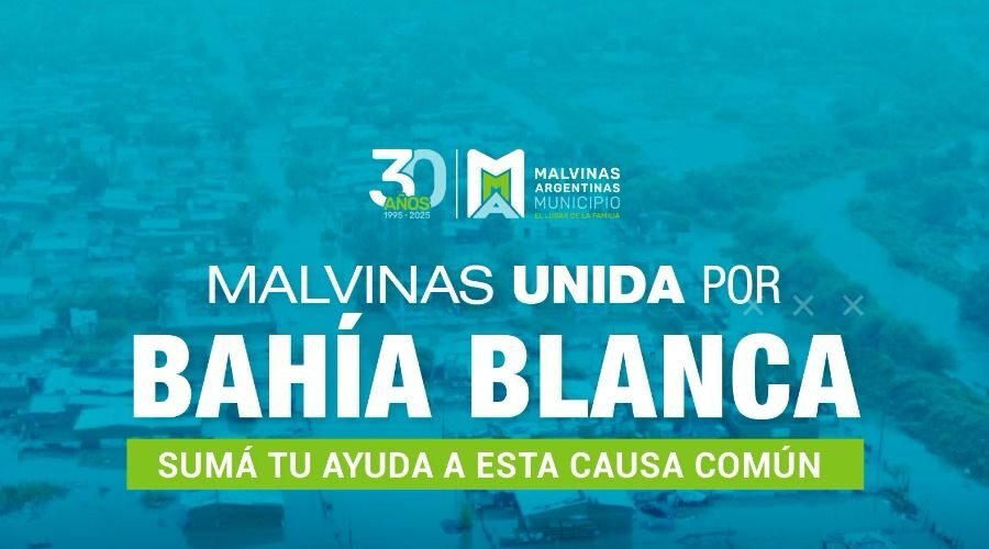 Se inició la campaña solidaria “Malvinas unida por Bahía Blanca”
