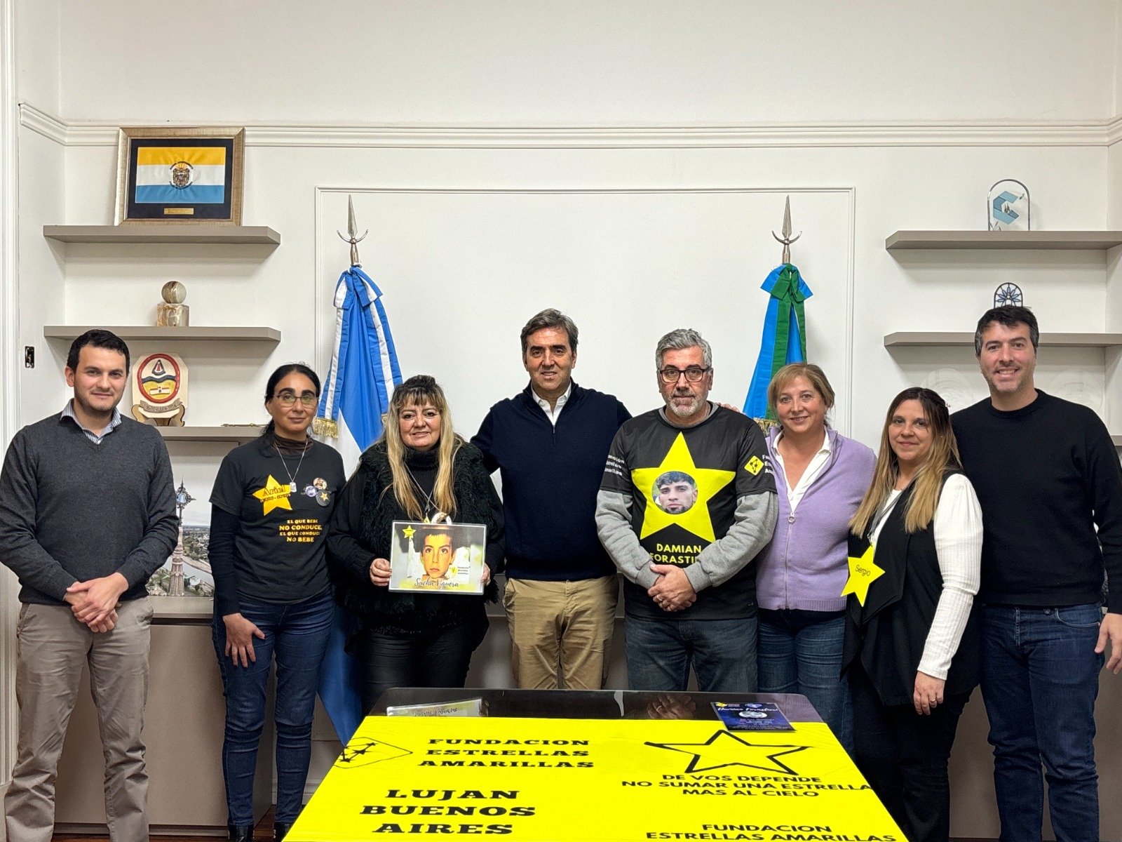 El Intendente recibió a representantes de la Fundación Estrellas Amarillas