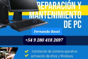 Reparación y mantenimiento para tu PC y Notebook
